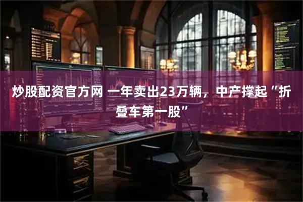 炒股配资官方网 一年卖出23万辆，中产撑起“折叠车第一股”